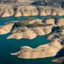 New Melones Reservoir and Stevnot Bridge
