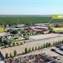 Rodeo riding arena, outdoor venue w stables