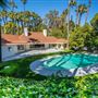 Vintage Hollywood Vibes – Secluded Palm-Lined Mid-Century Pool Oasis Wrapped In Lush Greenery – A Filmmaker’s Dream!