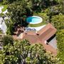 Vintage Hollywood Vibes – Secluded Palm-Lined Mid-Century Pool Oasis Wrapped In Lush Greenery – A Filmmaker’s Dream!