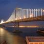 San Francisco-Oakland Bay Bridge - Highway 80 - Pedestrian Walkway & Bike Path