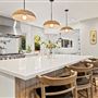 Modern kitchen and dream family room