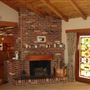 Ranch House Cedar Natural Wood 1960 Diamond Windows