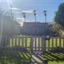 Front yard in quiet Long Beach Neighborhood