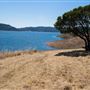New Melones Reservoir and Stevnot Bridge