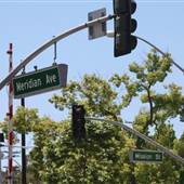 Mission St at Meridian Ave Business District