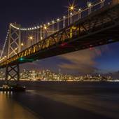San Francisco-Oakland Bay Bridge - Highway 80 - Pedestrian Walkway & Bike Path