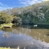 Farm, Campground and Small Lake