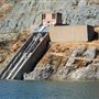 New Melones Reservoir and Stevnot Bridge