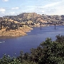 New Melones Reservoir and Stevnot Bridge