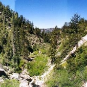 Bear Creek at Bear Valley Dam