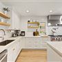 Modern kitchen and dream family room