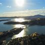 New Melones Reservoir and Stevnot Bridge