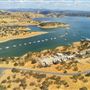 New Melones Reservoir and Stevnot Bridge