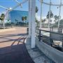Spiral Staircase in Rainbow Harbor Pedestrian Bridge