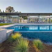 Modern Industrial House overlooking Russian River Valley Vineyards