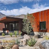 Desert Palisades Gate House - Desert Modern / Brutalist