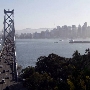 San Francisco-Oakland Bay Bridge - Highway 80 - Pedestrian Walkway & Bike Path