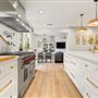 Modern kitchen and dream family room