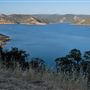 New Melones Reservoir and Stevnot Bridge