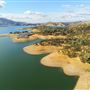 New Melones Reservoir and Stevnot Bridge