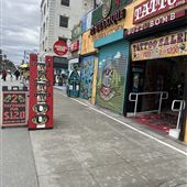 Buzz bomb tattoo Venice beach