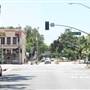 Mission St at Meridian Ave Business District