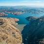 New Melones Reservoir and Stevnot Bridge