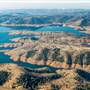 New Melones Reservoir and Stevnot Bridge