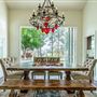 Large Single family suburban home with a spanish style design