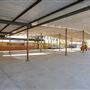 Rodeo riding arena, outdoor venue w stables