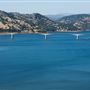 New Melones Reservoir and Stevnot Bridge