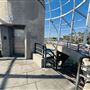 Spiral Staircase in Rainbow Harbor Pedestrian Bridge