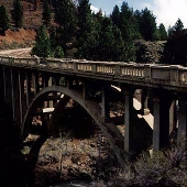 Susan River Bridge, Devils Corral on Highway 36