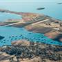 New Melones Reservoir and Stevnot Bridge