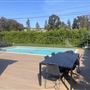 Quaint home with large front and back yard with pool, quite street, easy loading/unloading