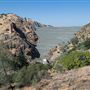 New Melones Reservoir and Stevnot Bridge