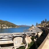 Highway 18 at Bear Valley Dam