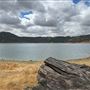 New Melones Reservoir and Stevnot Bridge