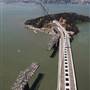 San Francisco-Oakland Bay Bridge - Highway 80 - Pedestrian Walkway & Bike Path