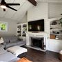 Modern kitchen and dream family room