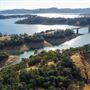 New Melones Reservoir and Stevnot Bridge