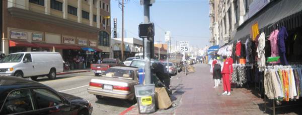 Maple Ave. and Pico Blvd. (9/1/2010 - Credits: Lindsay Mizrahi)