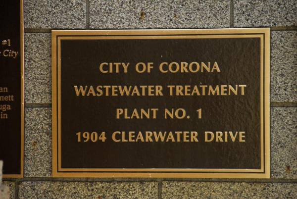 Corona Water Treatment Plant (1/8/2008)