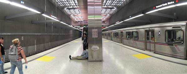 Vermont & Santa Monica Metro Station - fka MTA (8/16/2013)
