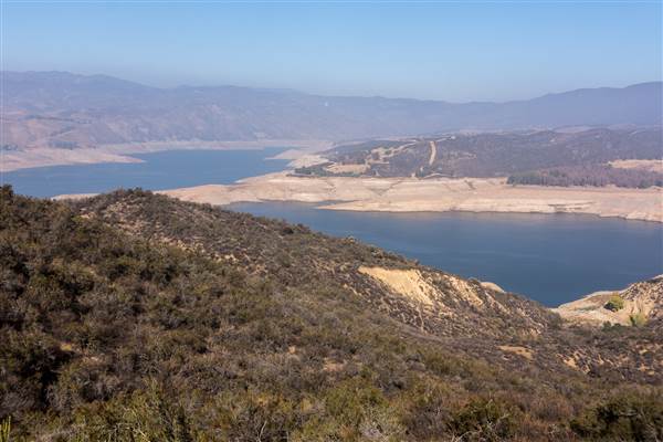 Castaic Lake State Recreation Area (SRA) - lake administered by Los Angeles County (1/26/2015)