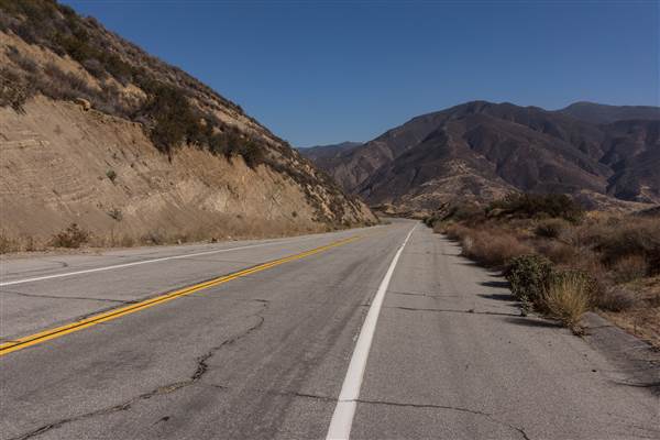Templin Highway - Angeles National Forest (1/26/2015)
