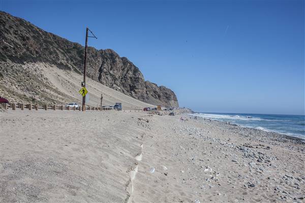 Thornhill Broome State Beach Campground (SB) within Point Mugu (4/1/2016 - Credits: Photo courtesy of Gillian Bissonnette, California Film Commission)