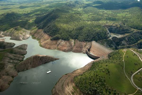 Lake McClure & Barrett Cove Recreation Area (3/2/2015 - Credits: Photo courtesy of California Department of Water Resources)