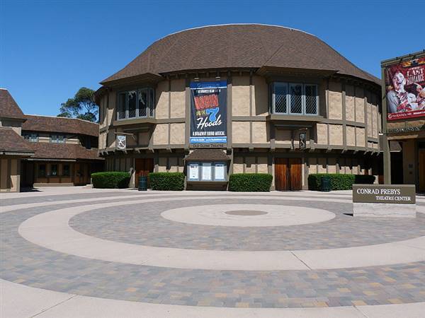 Balboa Park (8/12/2010 - Credits: "Globe Theatre" by Lorianne DiSabato (CC BY-NC-ND 2.0) [https://creativecommons.org/licenses/by-nc-nd/2.0/legalcode]https://www.flickr.com/photos/zenmama/)
